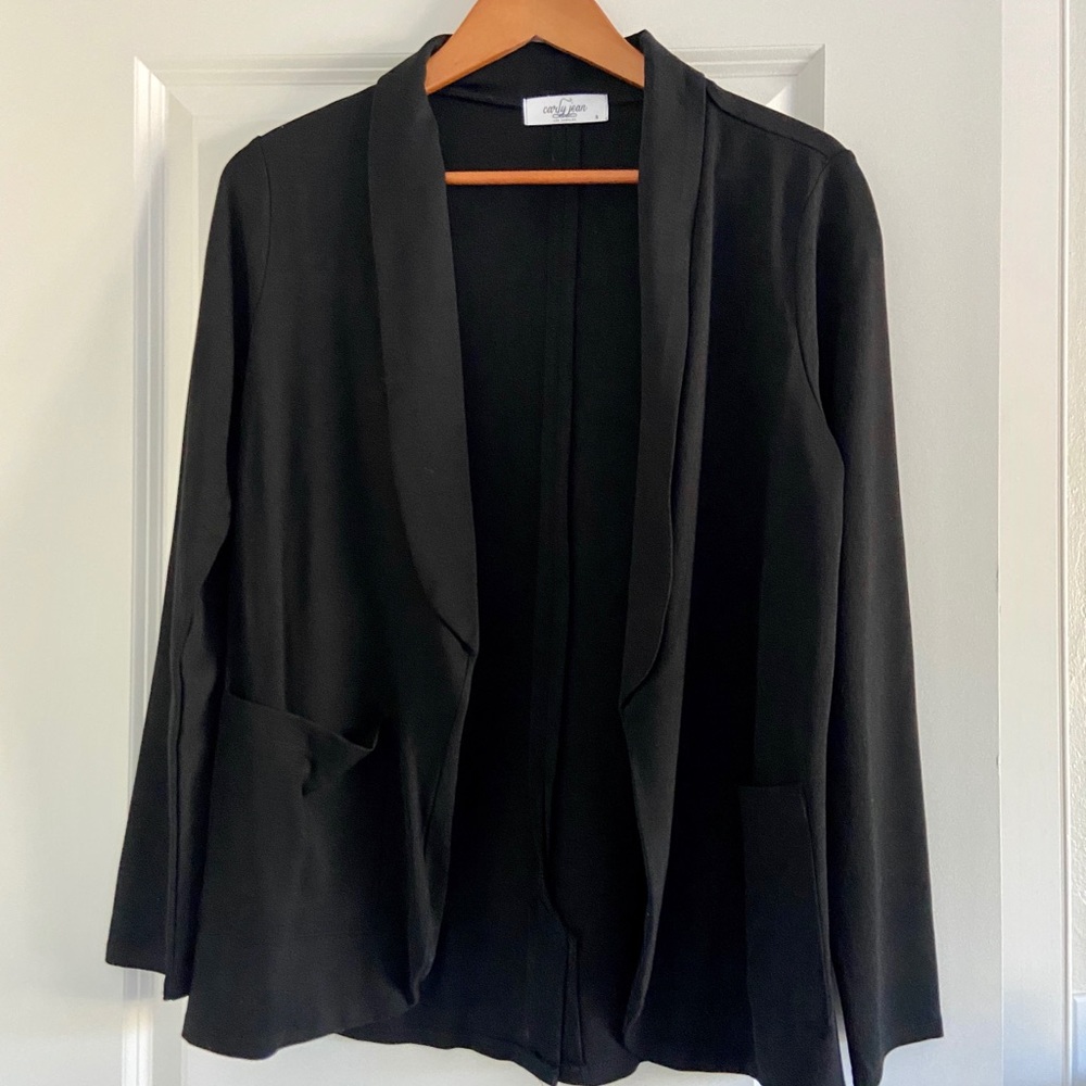 Carly Jean Los Angeles Black Blazer